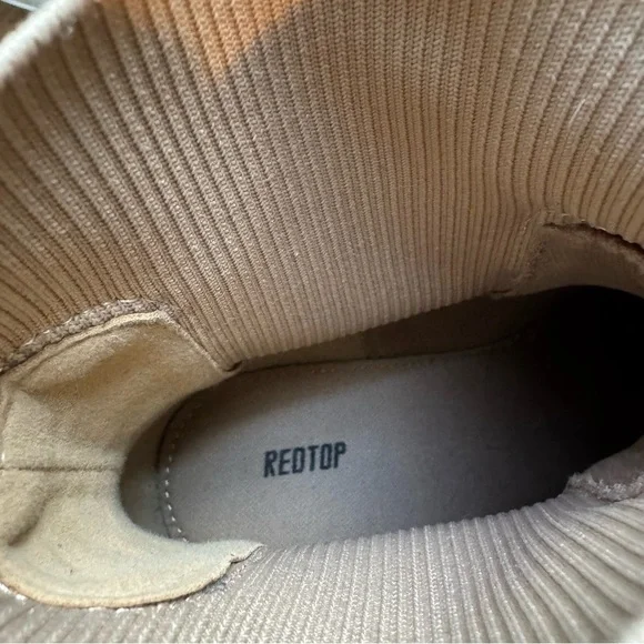 Women's Beige Chelsea Boots - Picture 9 of 9